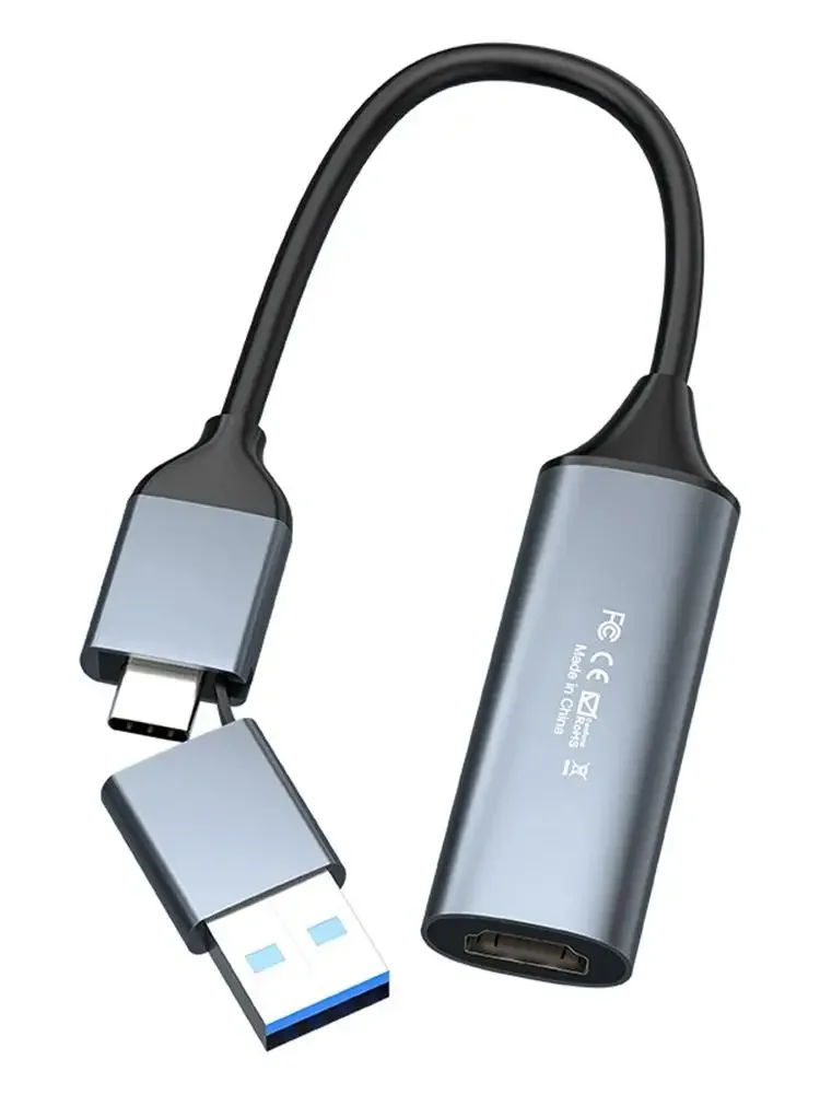Carte d'acquisition vidéo USB 3.0 Type C 4K 30Hz, USB 2.0, HDMI, compatible avec téléphone FHD UVC, pour Switch Xbox PS5/4, caméra pour Win Mac OS