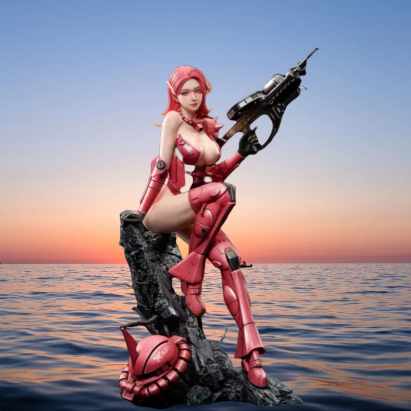 

29cm Zaku Ii Studio Girls Toys Chinese Anime Pvc Action Figure Toy Game Collectible Model Toy