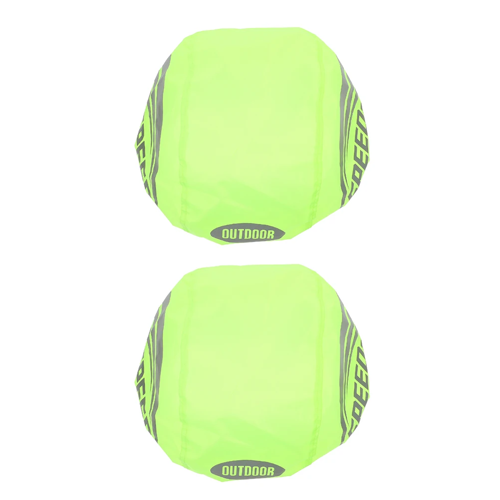 

2pcs Rainproof Cover Waterproof Oxford Cloth Lightweight Foldable Cycling Supplies Cover BikeHelmet Covers