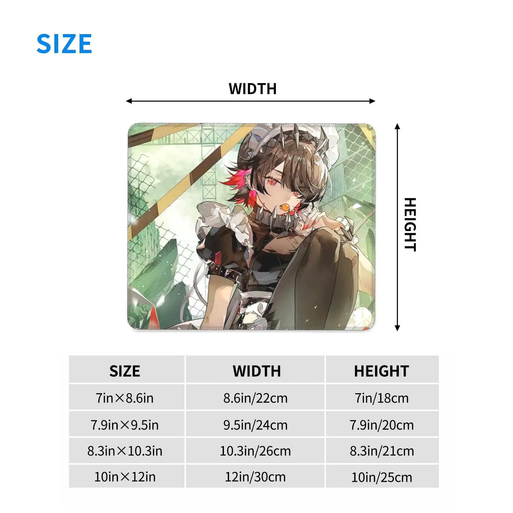 Ellen Joe Zenless Zone Zero Mouse Pad Computer Keyboard Mouse Mat Gaming PC Laptop Desk Mat Office Accessories Table Mats
