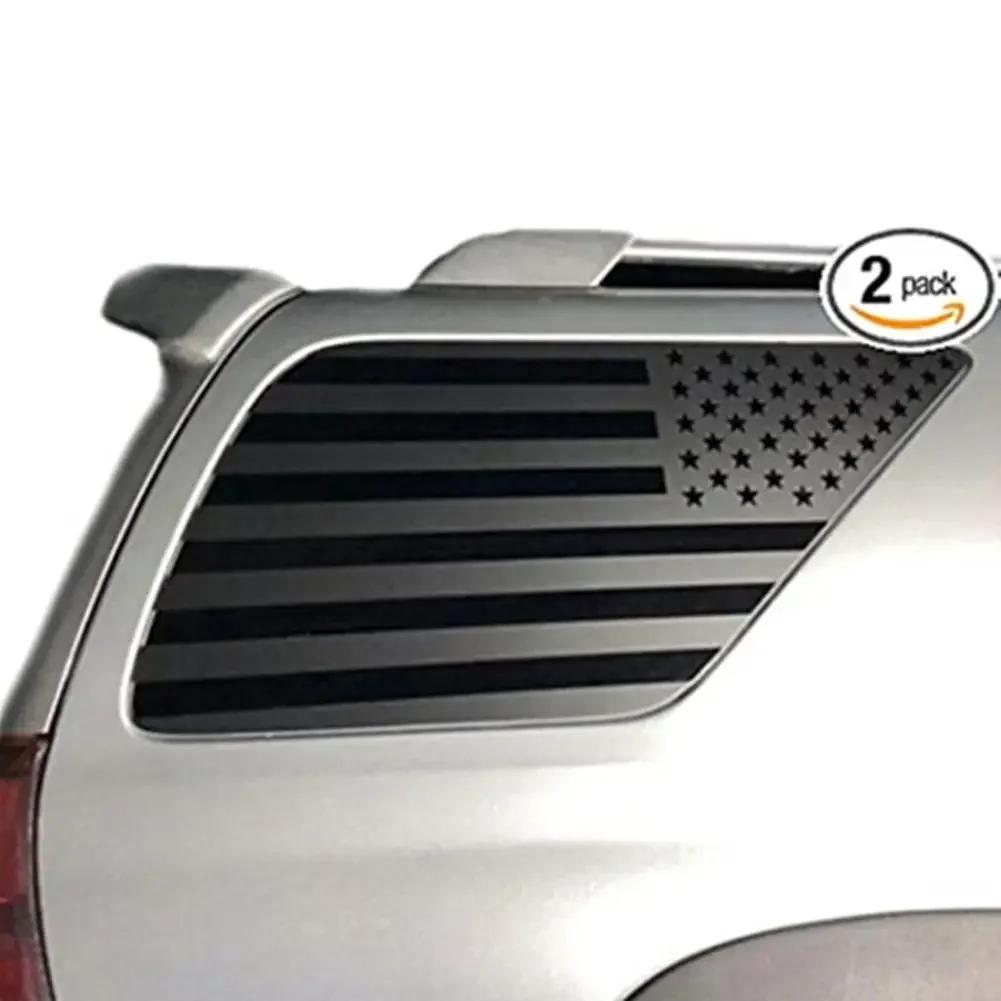 Brand New Rear Decals Flag Stickers Precut Vinyl 2Pcs/Set Accessories American Flag Decoration For Toyota 4RUNNER