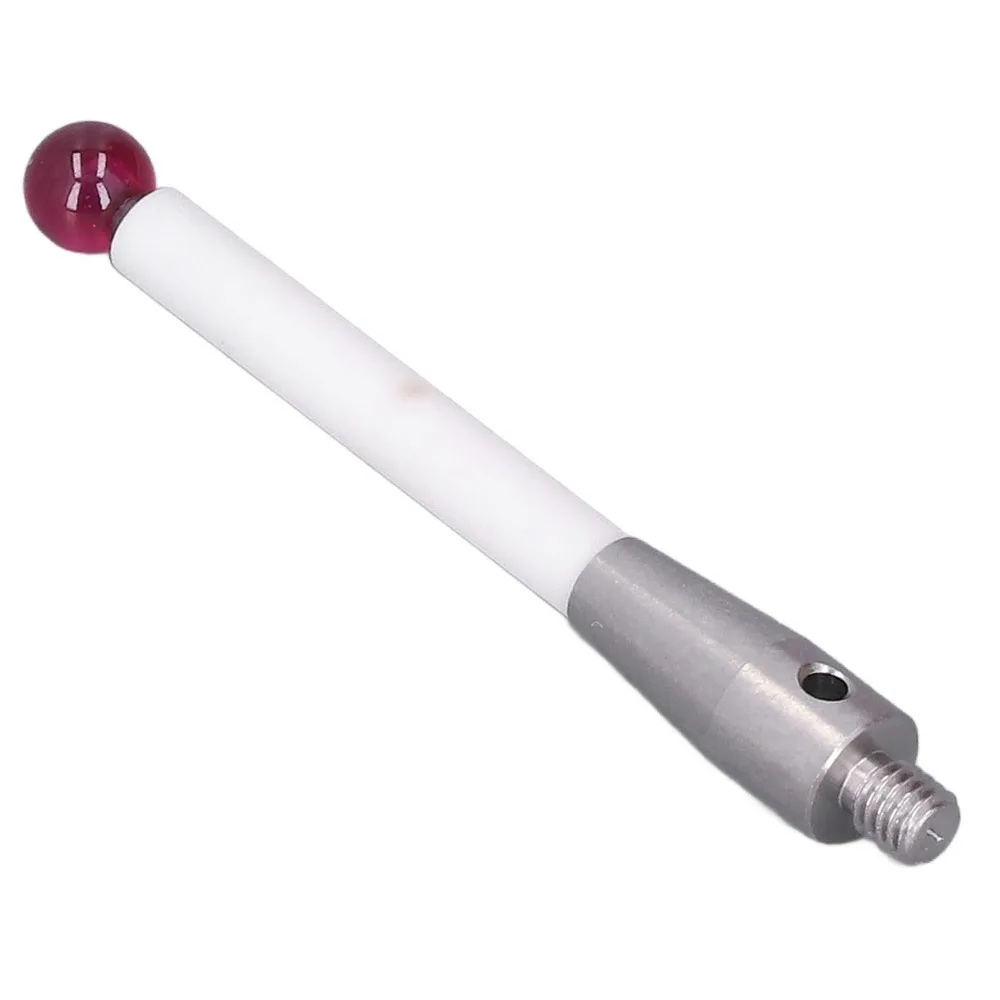 Stainless Steel CMM Probe Stylus 6mm Ball M4 Thread Ball Probe Stylus 50mm Length Ceramic Stem Touch Probe Stylus
