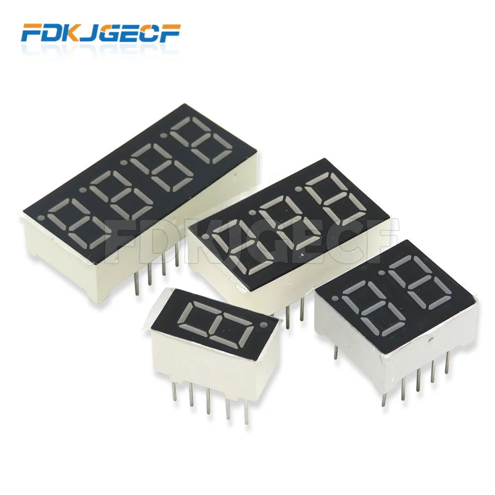 2PCS 0.4 Inch Digital Tube LED Display 2Bit 3Bit 4Bit Display Common Anode / Cathode 0.4