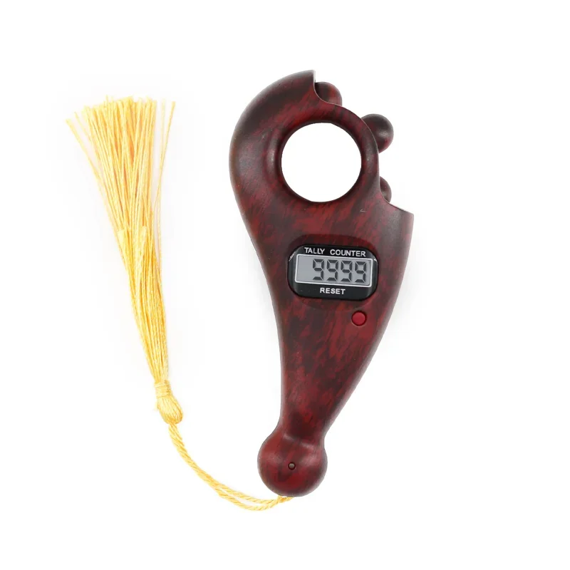 Imagem -05 - Grânulos de Oração Giratória Portáteis com Led Digital Counter Finger Counter Muçulmano Islâmico e Presentes Eid