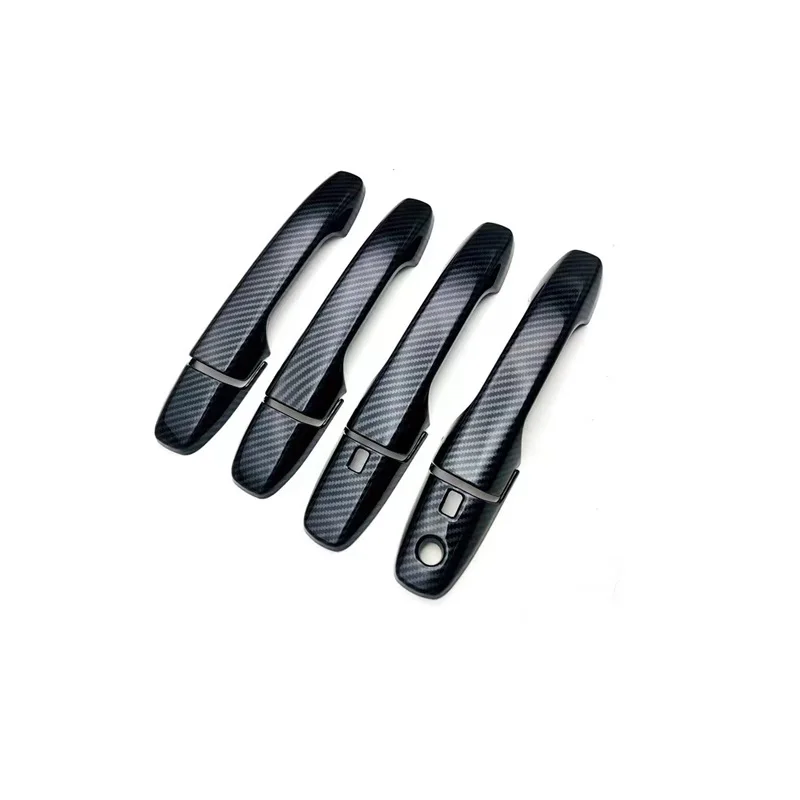 

For Toyota Raize Rise 2020 2022 2023 ABS Carbon Black Accessories Auto Door Protector Handle Decoration Cover Sticker Styling