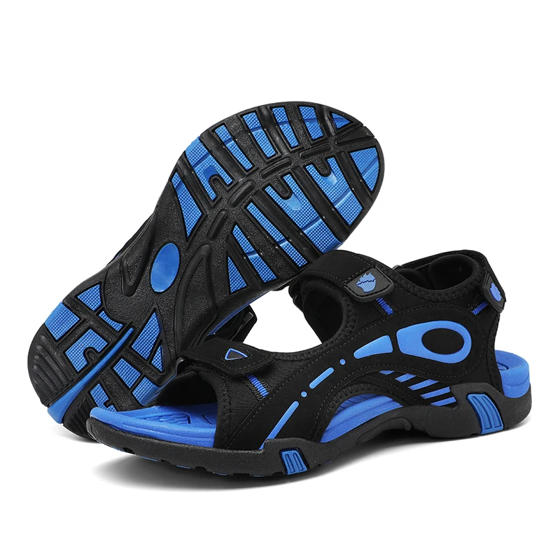 

Лидер продаж, мужские сандалии, летние мягкие пляжные сандалии, удобные кожаные сандалии высокого качества, уличные мужские сандалии для широкой стопы, размеры 35-45
