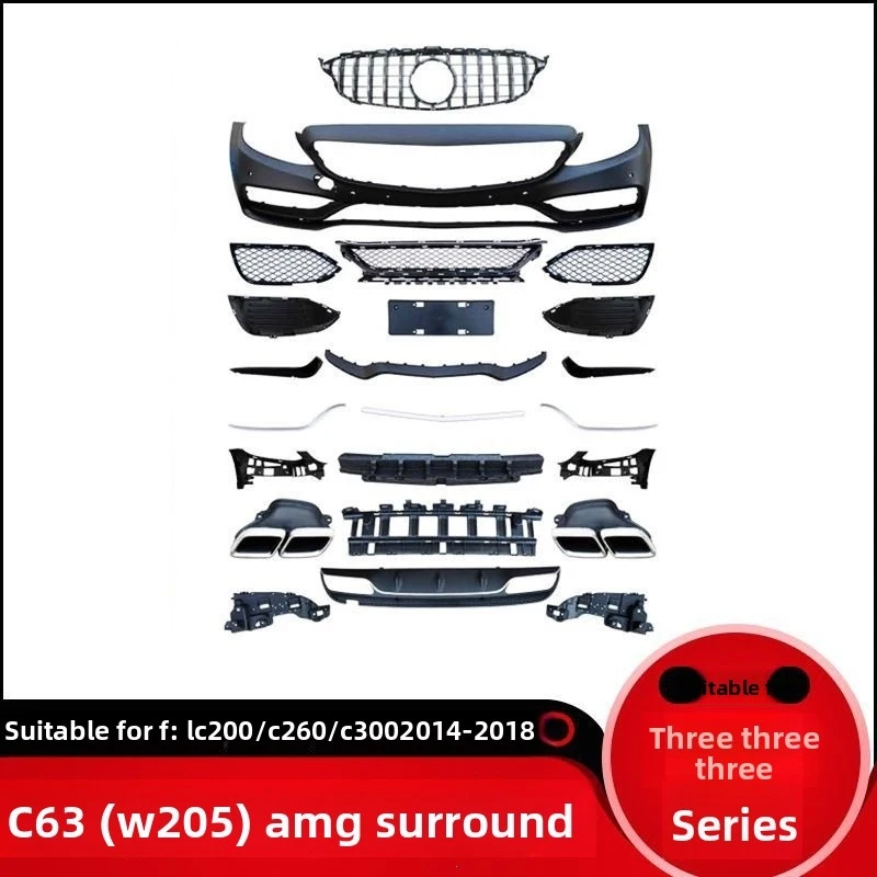 

Top quality ApplicableC63C180C200C260C300ChangeC63W204W205Surrounds the front and rear bumper tail pipes
