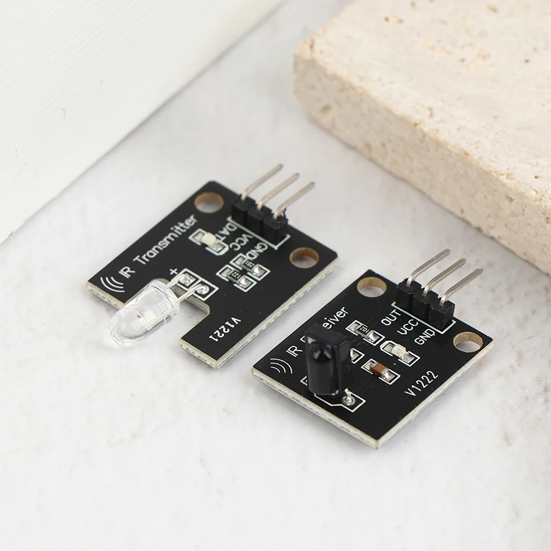 38KHz IR Infrared Transmitter Receiver Sensor Module 5V Digital Pair Detection Kit
