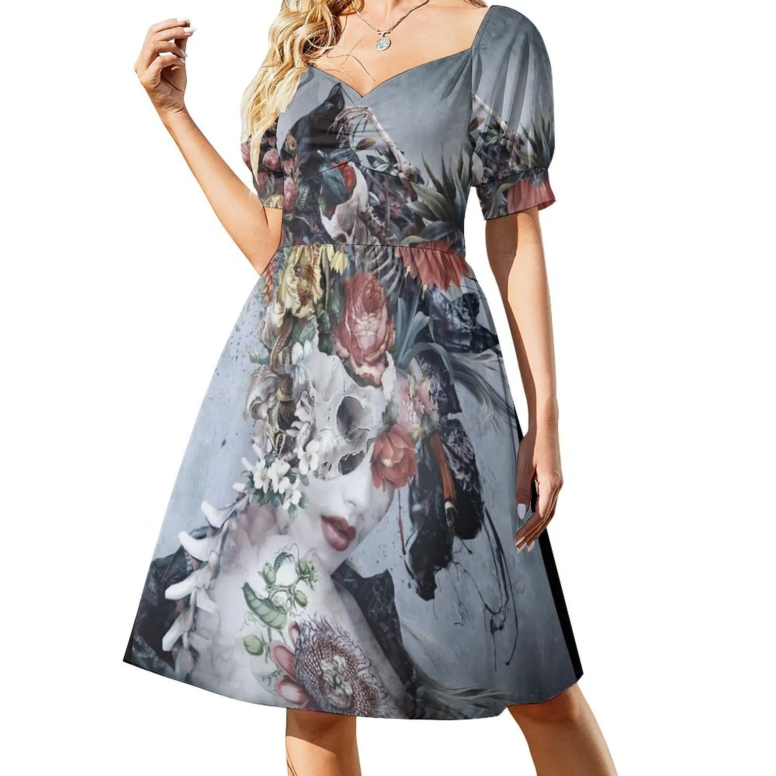 

Dark Queen Short-Sleeved Dress clothing women summer 2025 dress korean style