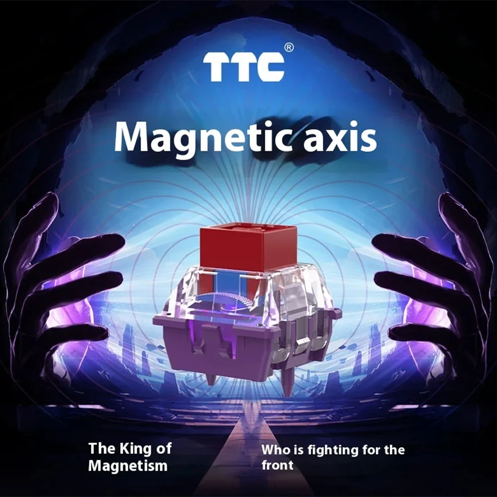 Mechanical Keyboard Switches TTC King of Magnetic Swtich High Light Transmittance For Mechanical Keyboard Magneto Swtich