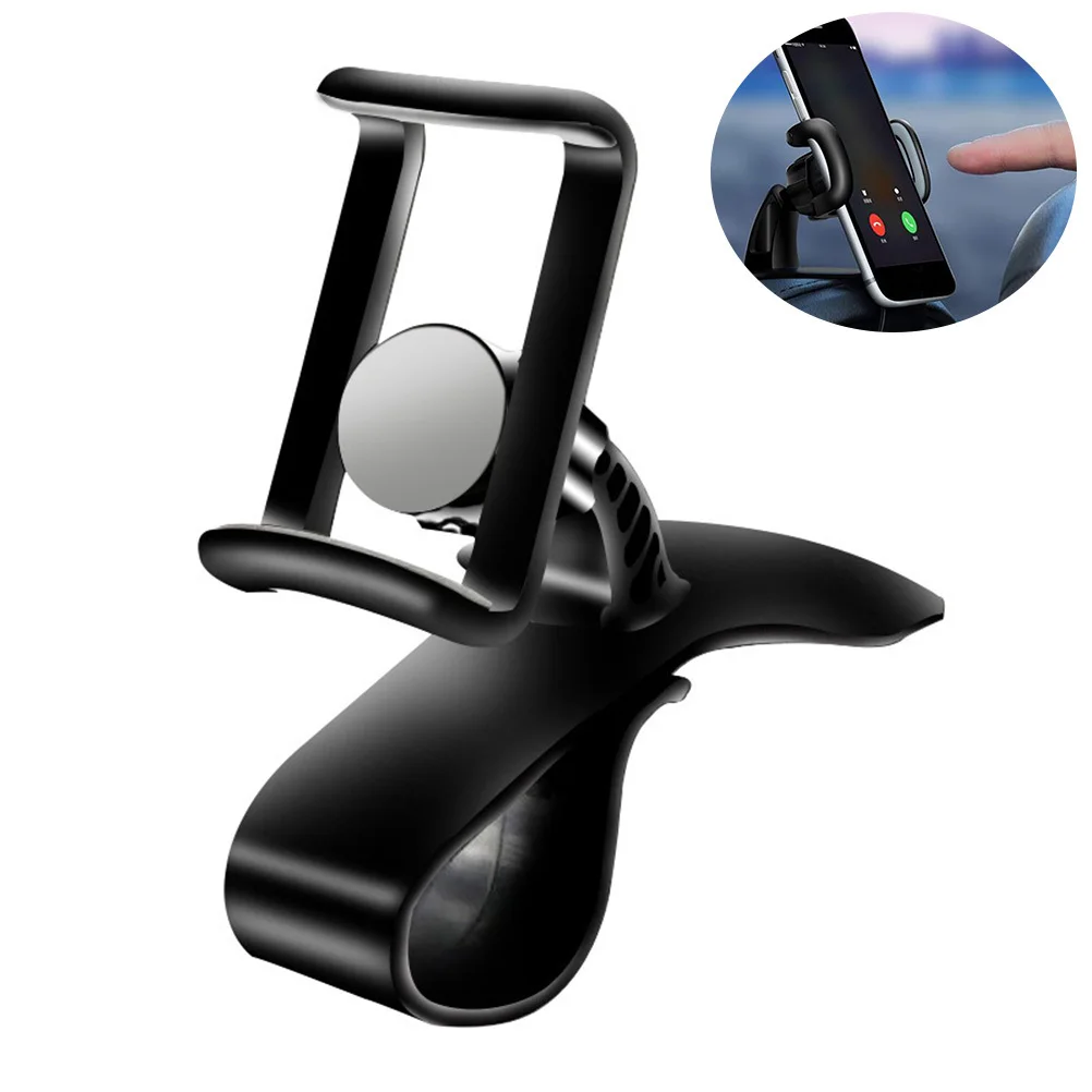 قابل للتعديل حامل هاتف للسيارة المعادن بولي يوريثان منفذ الرياح قوس 360 درجة دوران العالمي سيارة شنت حامل هاتف حامل