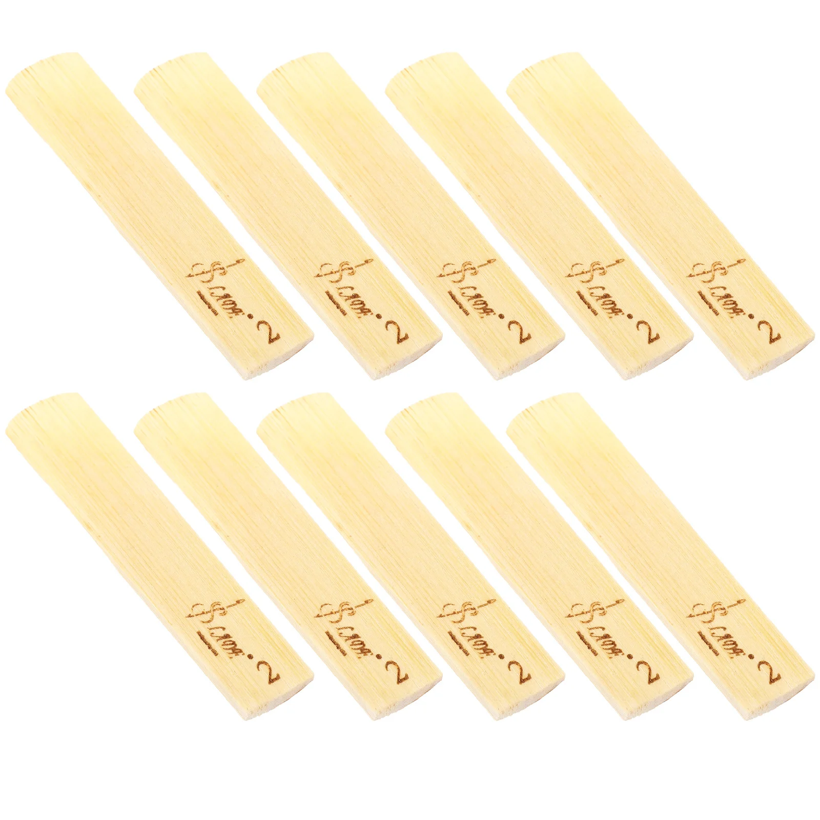 

10 Pcs Ten Reeds Saxophone Accessories Alto Clarinet Musical Instruments Folding Tenor