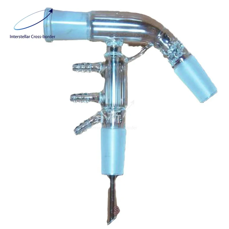 

Lab Distillation Adapter Ground Joint 24*3 Glass Distillation Tube Lab Distiller Accessories Transmission Component