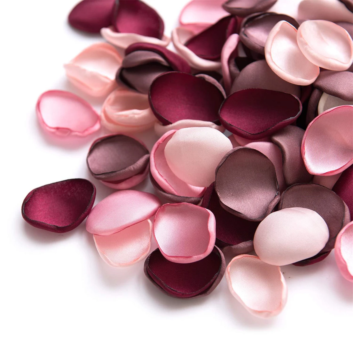 100Pcs Silk Simulated Rose Petals Handmade Flowers Marriage Wedding Valentines Day Artificial Rose Petals Party Table Decoration