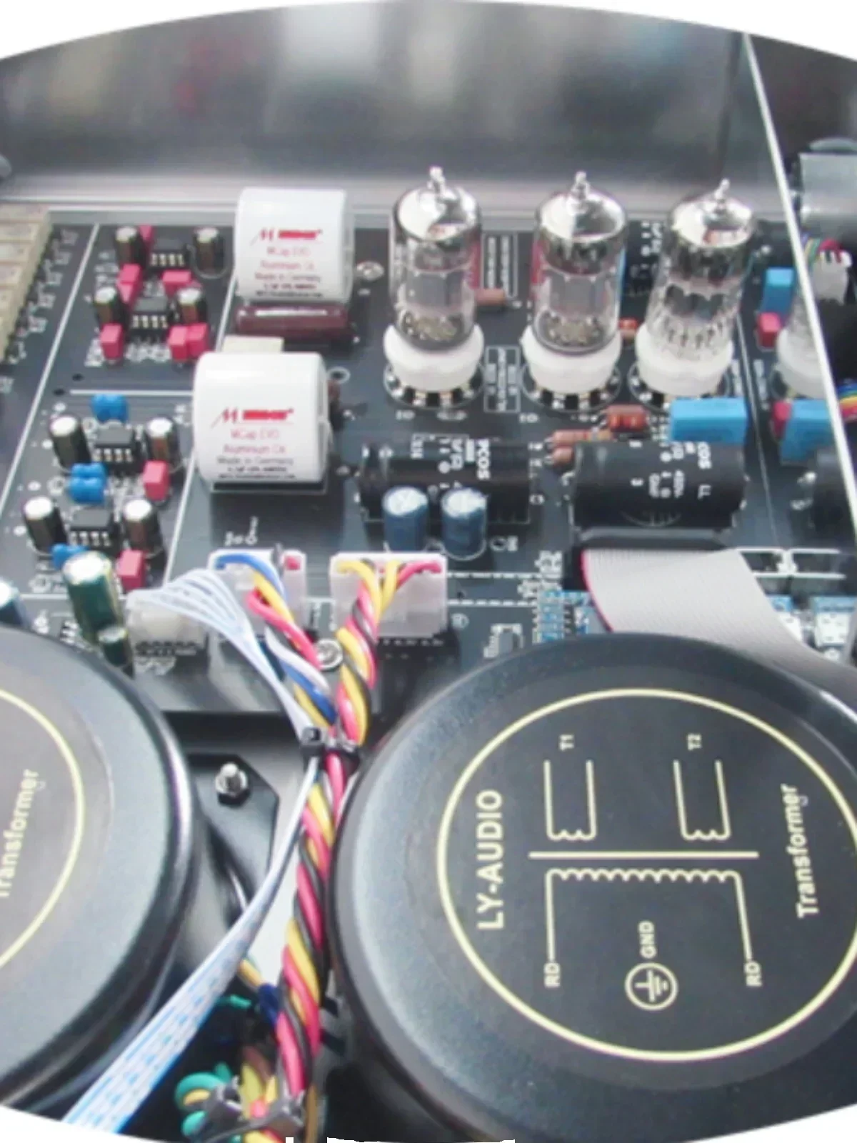

AMXEKR C500 Fully Balanced Pure A Tone Tube Preamplifier with Hifi Amplifier, Fever, High, Medium and Low Tone/pass-through