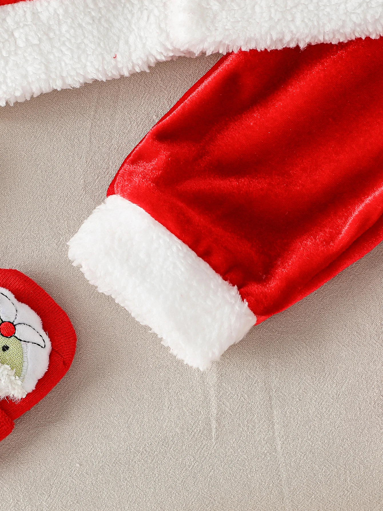 2025 لطيف الصبي عيد الميلاد تأثيري سانتا كلوز زي الطفل للجنسين الزي 3 قطعة مجموعة سترة بنطلون ل 0-1Y الملابس دعوى قبعة