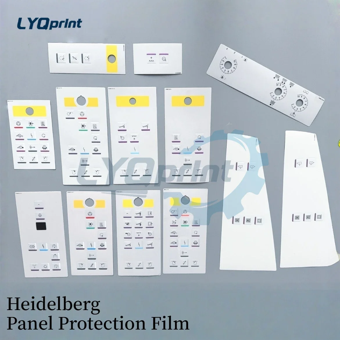 Stable Heidelberg Printing Machine Accessories Face Skin Emergency Stop Switch Panel New Heidelberg Panel Protection Film