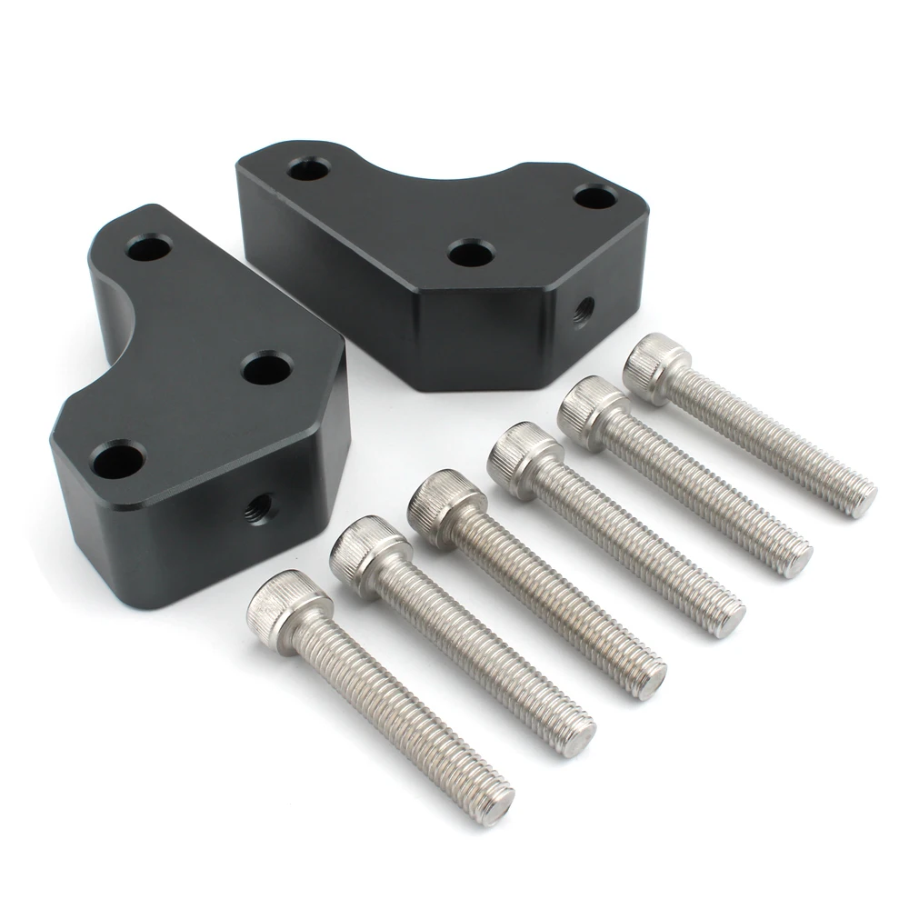 

Motorcycle Aluminum Alloy Handlebar Risers Height Up Adapters For Kawasaki Concours 1400 GTR 1400 GTR1400 2008-2019
