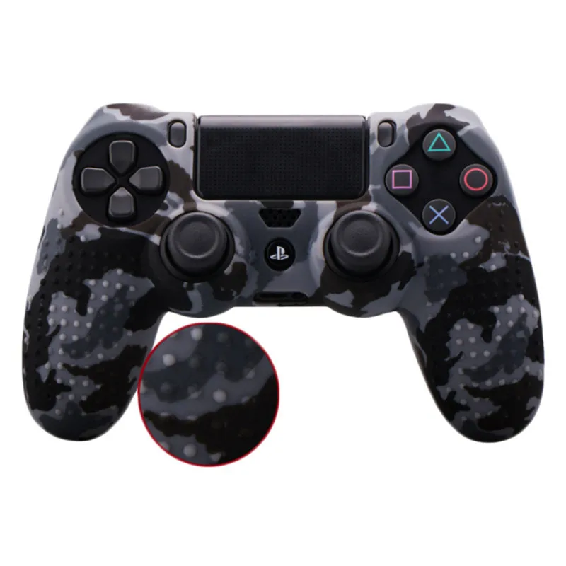 Anti-Slip Soft Silicone Gel Rubber Skin Cover For SONY Playstation 4 PS4 Controller Protective Case For PS4 Pro Slim Gamepad