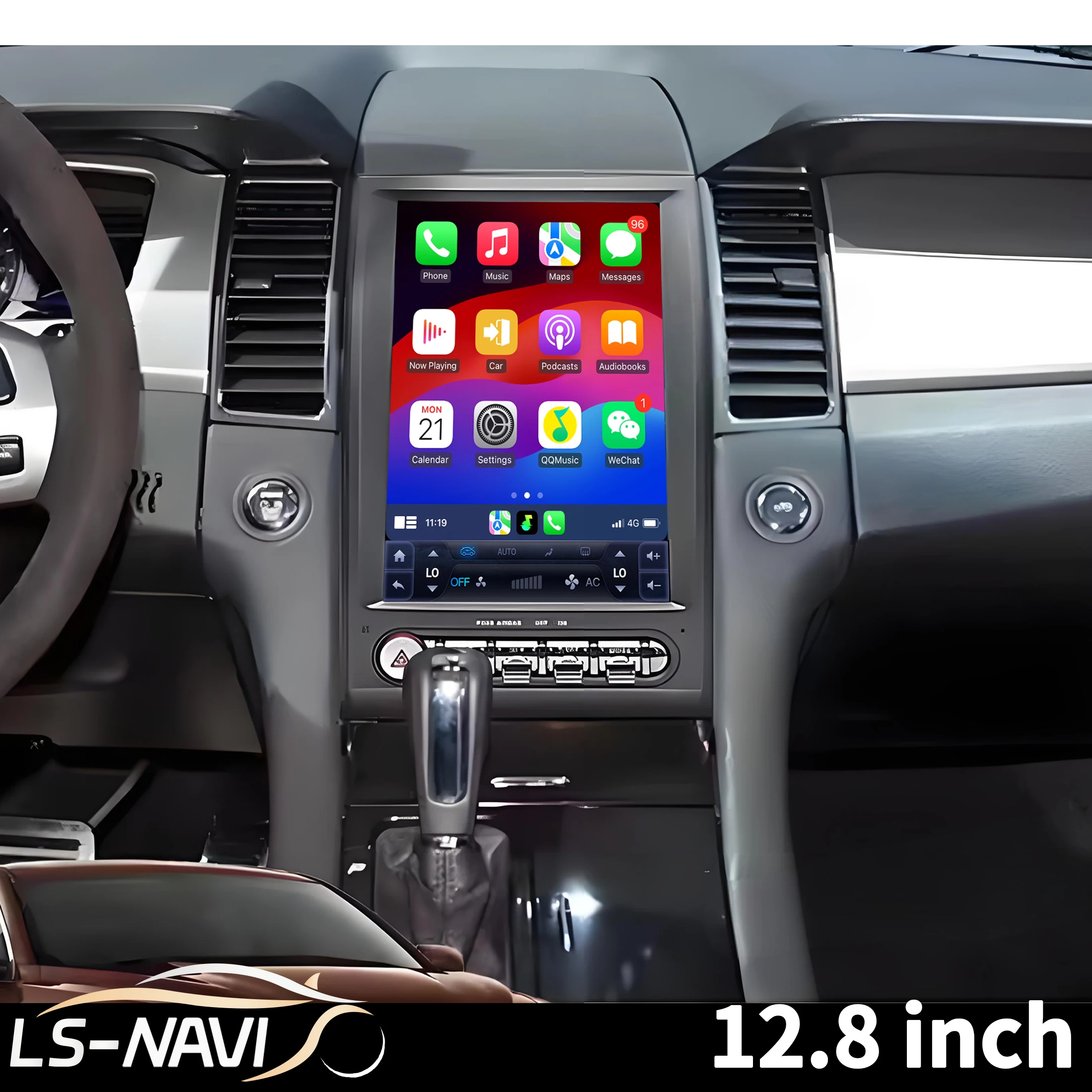 

12.8 Inch Car Radio with 4G GPS Android 14 for Ford Taurus 2010-2019 Wireless Bluetooth CarPlay Touch Screen Stereo System