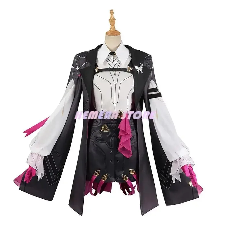 

NewKafka cosplay costume purple wig game honkai: Star rail Kafka girl Halloween Carnival party role play clothing outfit XS-th70