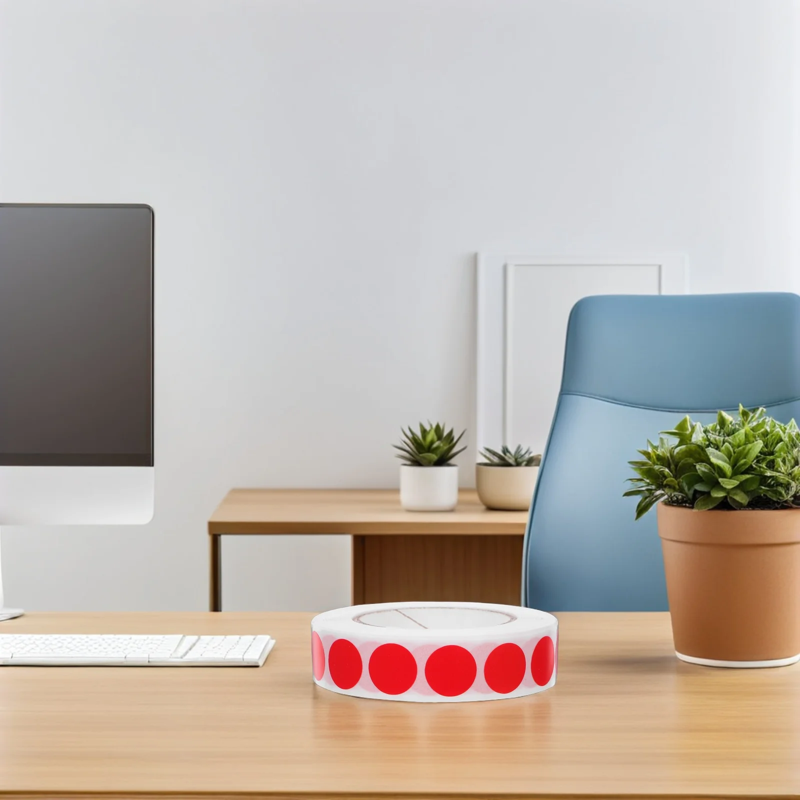 4000 個ラウンドドットステッカーコーディングラベルホームオフィス教室ガレージ販売マーキング粘着カラーコーディングラベル