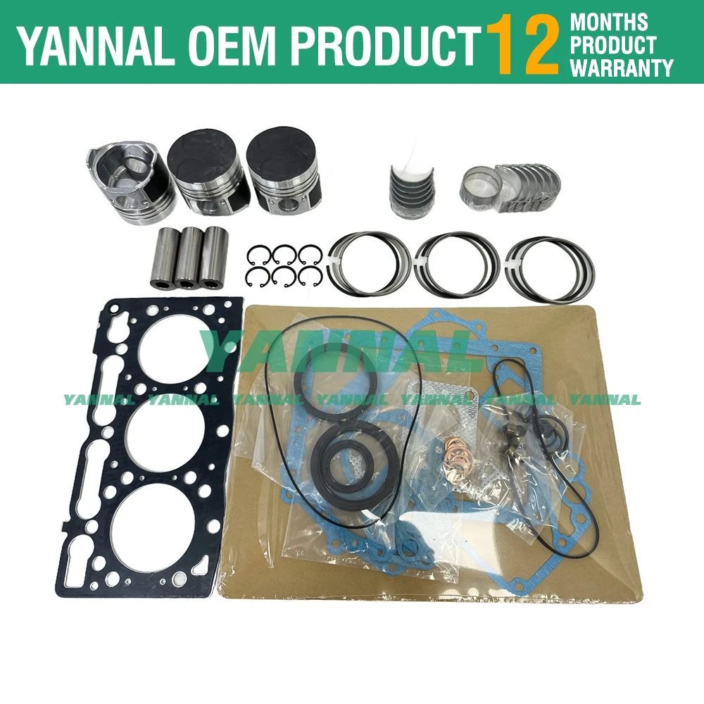 

D950 D950BH D950B Набор для капитального ремонта двигателя Kubota KH41 KH61 Набор экскаваторов