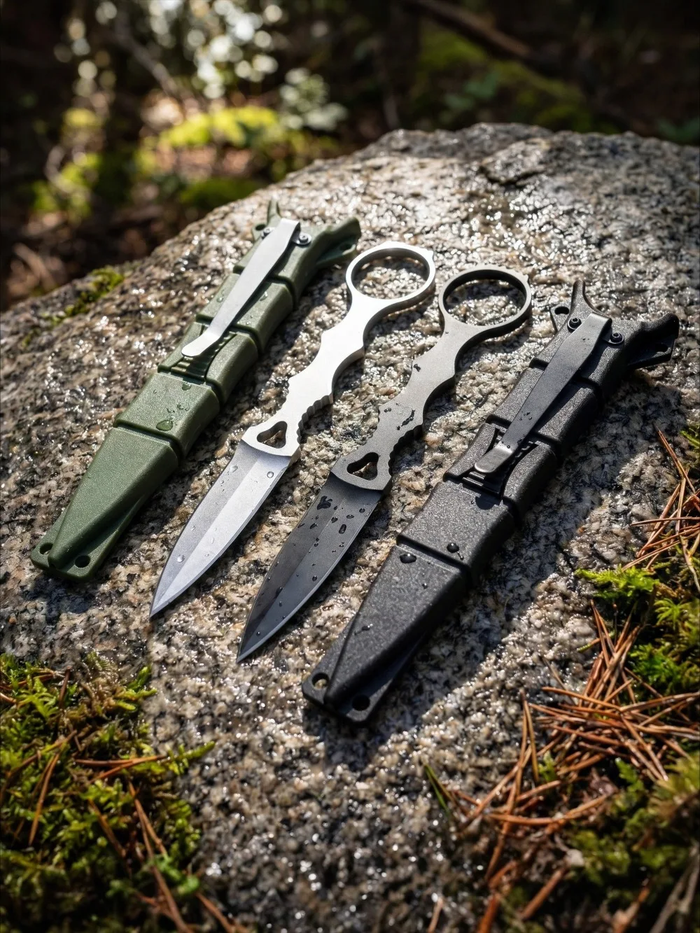 176 High Hardness 440C Steel Knife Kydex Style Sheath Outdoor Survival Jungle Fixed Knives Hiking Fishing Tool