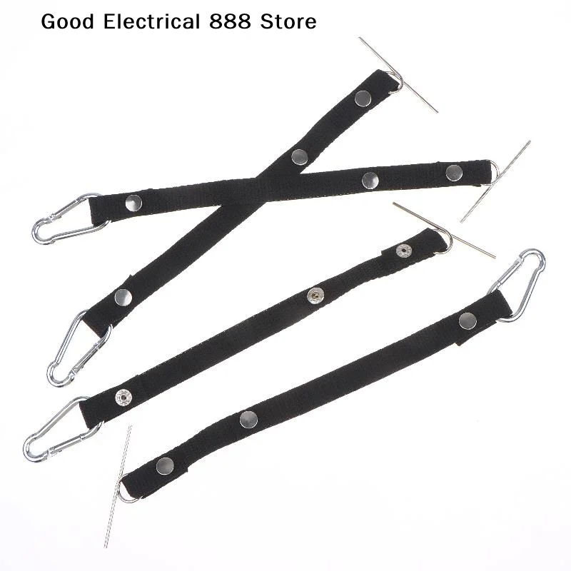 【GE】1/4pcs Electrical Tape Holder Adjustable Tape Waist Hanging Tool with Hook For Tool Belt Bag Accessories Electrician Black