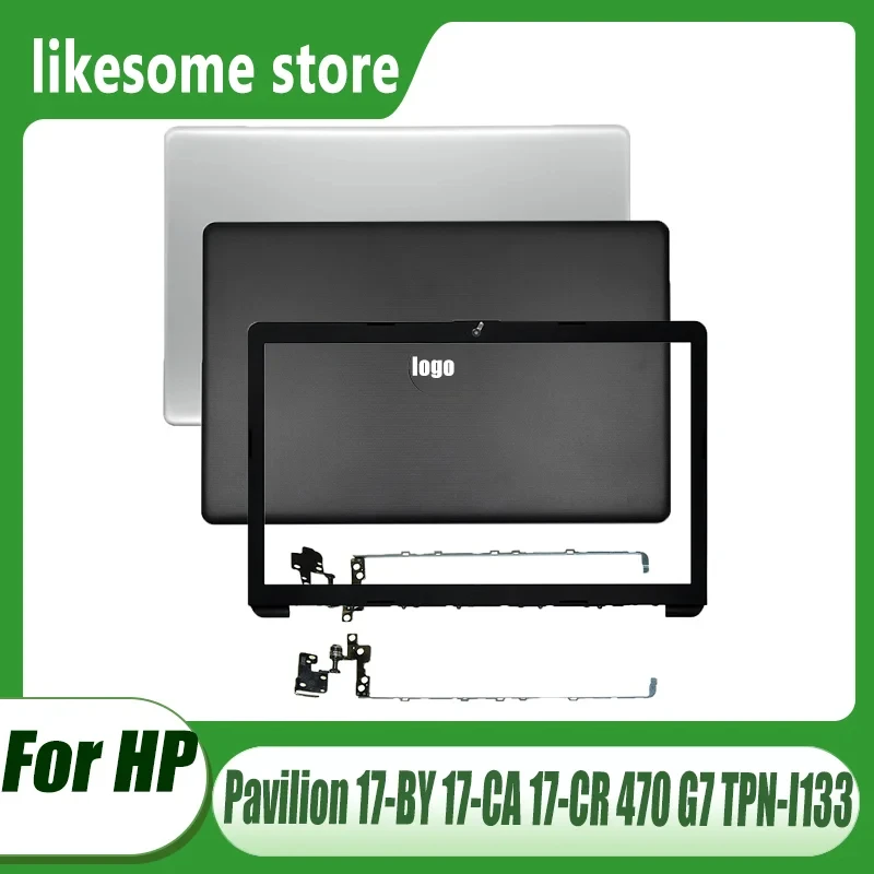 New For HP Pavilion 17-BY 17-CA 17-CR 470 G7 TPN-I133 Laptop Lid LCD Back Cover Front Bezel Hinges Replace L22506-001 L48404-001