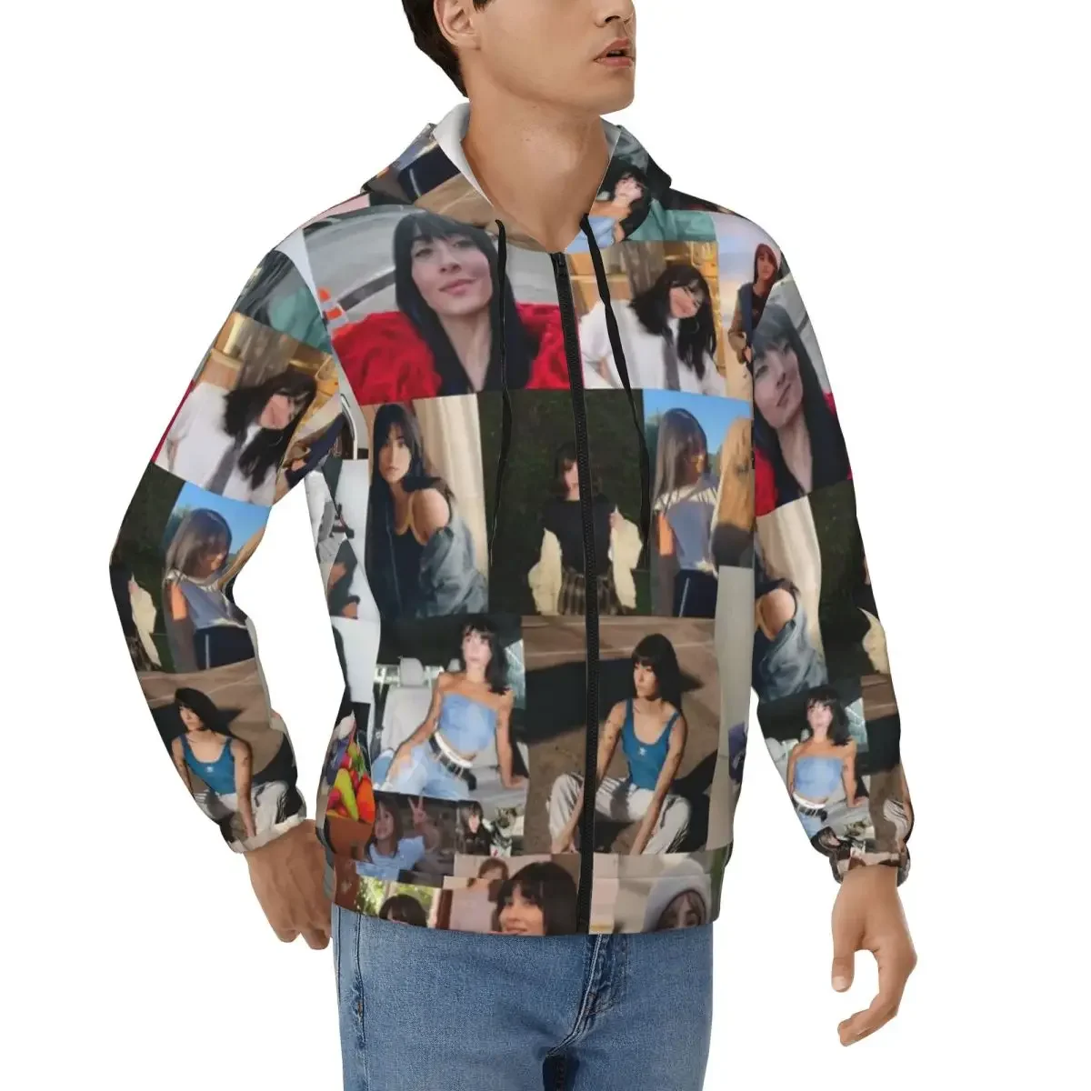 Aitana Ocana Singer cremallera sudaderas con capucha Harajuku pulóver Otoño Invierno hombres mujeres sudaderas camisetas de manga larga