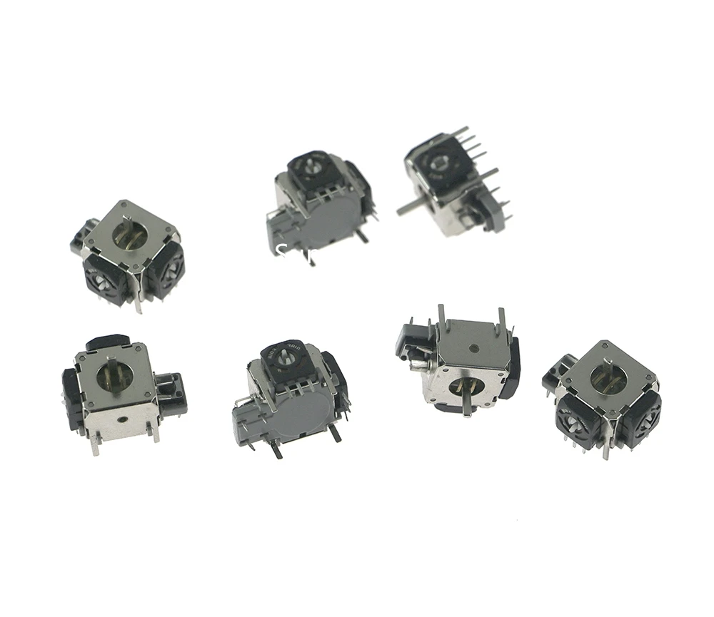 100 قطعة/الوحدة ل XBOX 360 عصا التحكم ثلاثية الأبعاد المعادن التناظرية العصي ثلاثية الأبعاد عصا التحكم التناظرية لجزء إصلاح وحدة تحكم PS2