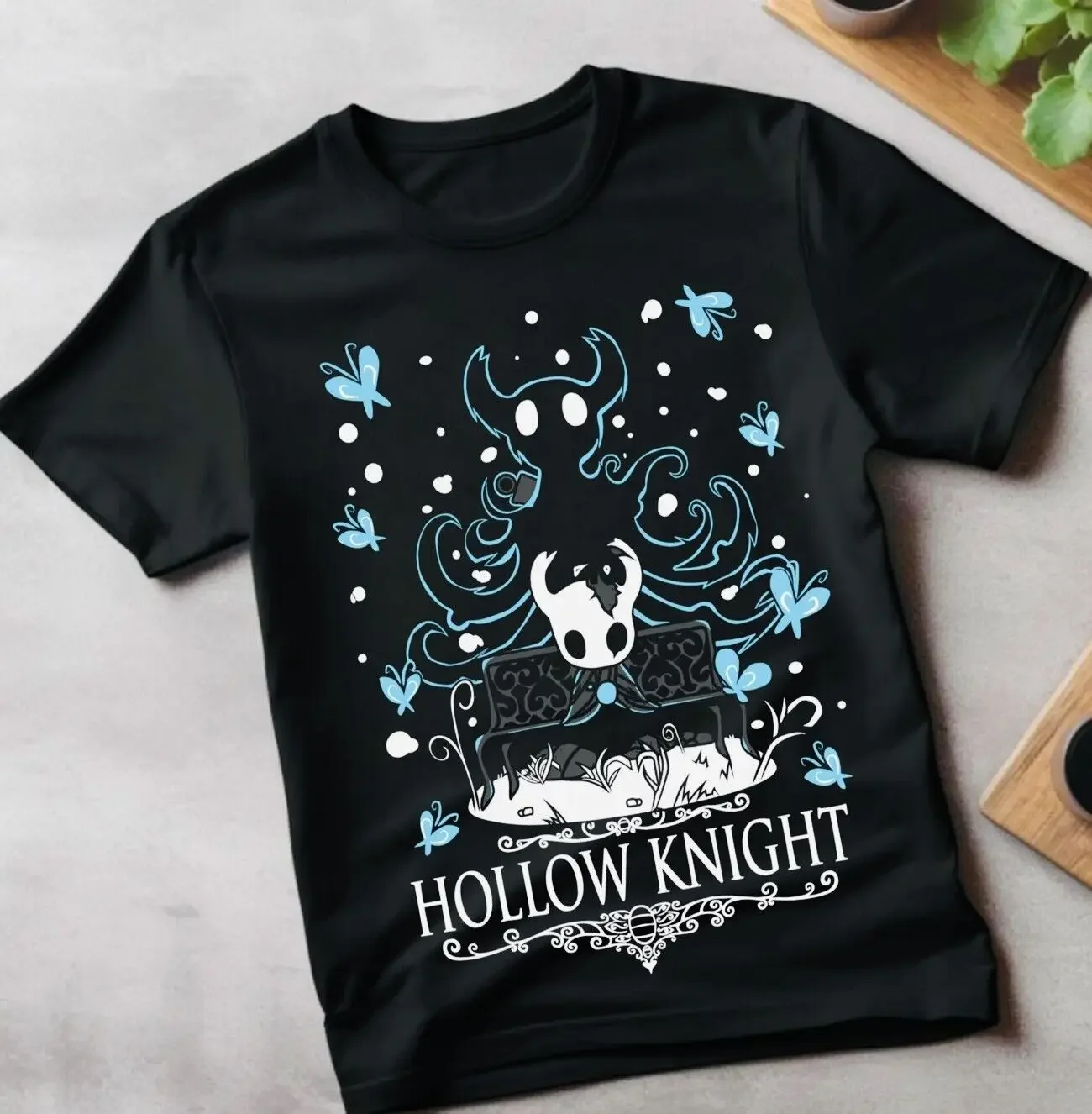 Unisex Hollow Knight Gaming T-Shirt Indie Girl Top Best Gifts Shirt All size