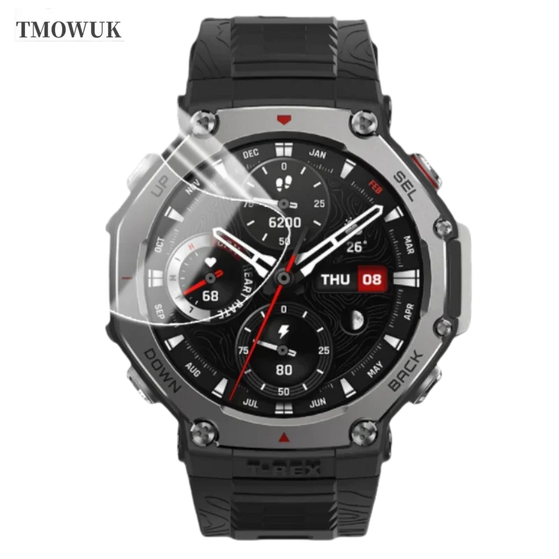 For Amazfit GTR 42 47mm T Rex 2 3 T-Rex Pro T-Rex 3 Ultra Screen Protector Soft TPU Hydrogel Film HD Clear Anti-scratch Watch TM