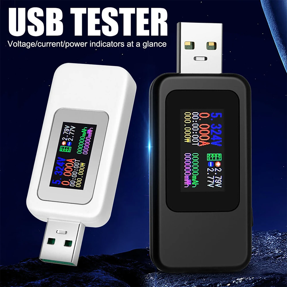 

Type-C USB Tester DC Digital Voltmeter Ammeter Amperimetor Voltage Current Meter Ammeter Detector Power Bank Charger Indicator