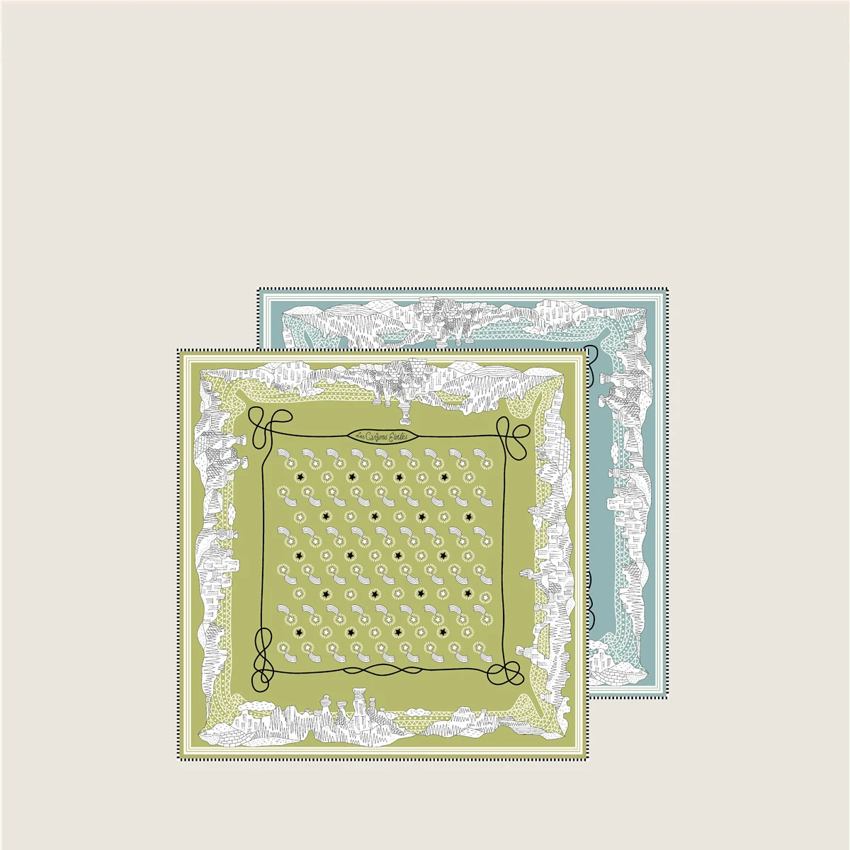 

53 см ручной скрученный саржевый шелковый шарф женский геометрический двусторонний принт квадратные шарфы обертывания Echarpes платки Femme хиджаб