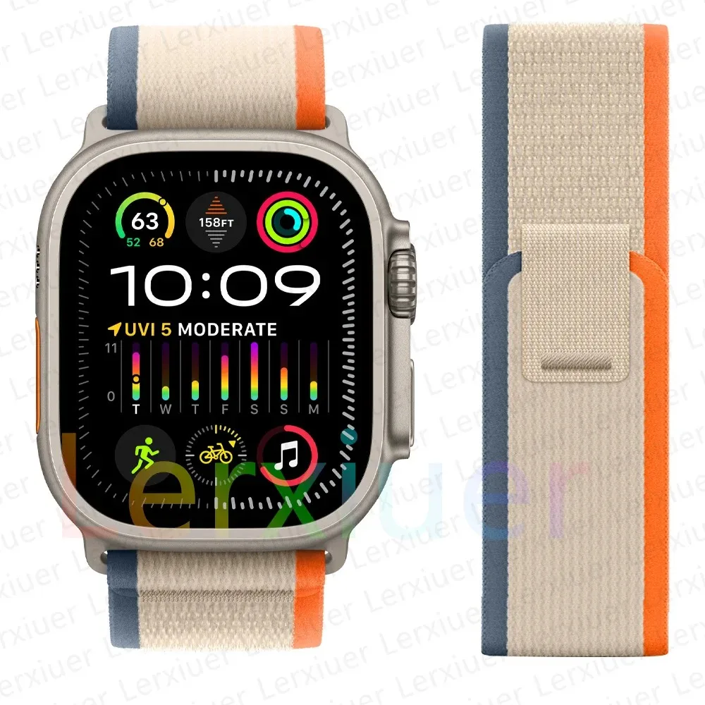 Trail loop Voor apple watch ultra 2 Band 49mm 44mm 40mm 45mm 41mm 42mm 38 correa armband iWatch serie 7 6 se 8 9 10 46mm bandjes
