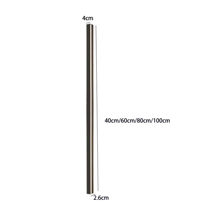 Imagem -06 - Impermeável Long Strip Wall Light Lâmpada Moderna Varanda Jardim ao ar Livre Ip65 Ac85265v 60cm 80cm 100cm