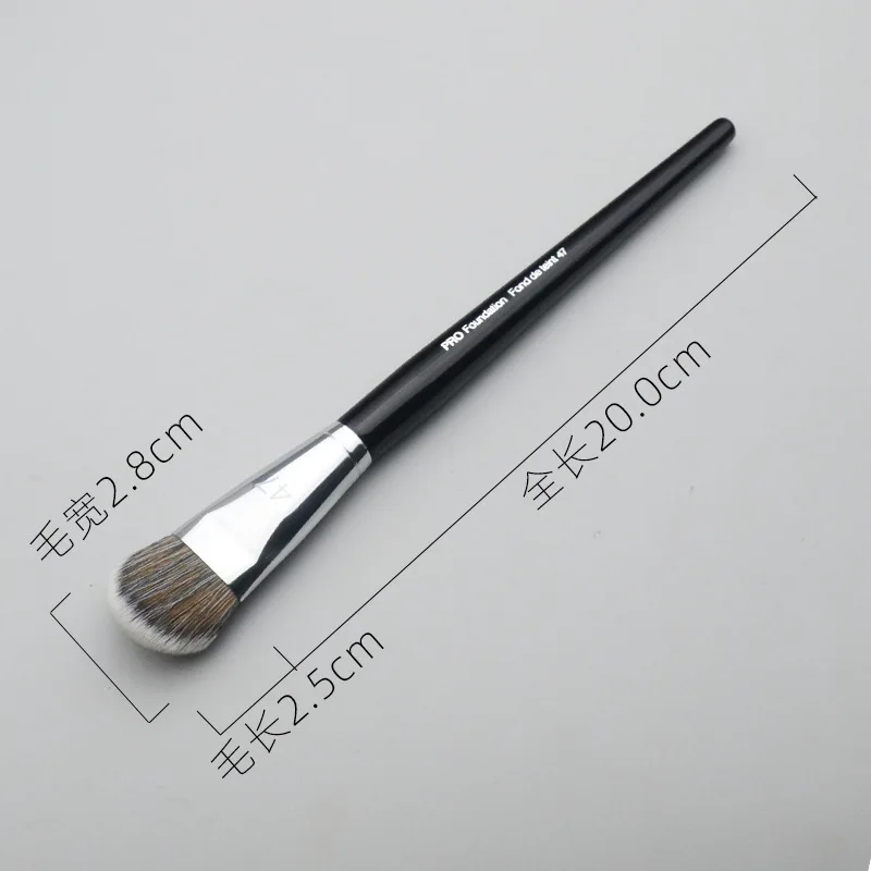 Professioneller Foundation-Pinsel 47 Broom Head – Flüssig-Foundation- und Schattenreparaturpinsel für Damen – Make-up-Beauty-Tools für das Gesicht – Detail 1