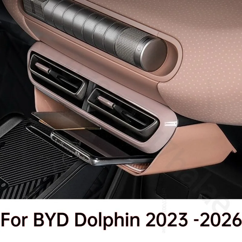 Air Vent Storage Box Interior Accessory Non Slip Easy Install Space Saving Organizer Perfect Fit For BYD Dolphin EV 2023-2026