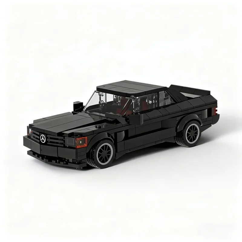 399 Stück MOC Mercedes Benz 6 0 Widebody City Champions Super Car Modell Weihnachtsgeschenke Bausteine Architektur Spielzeug