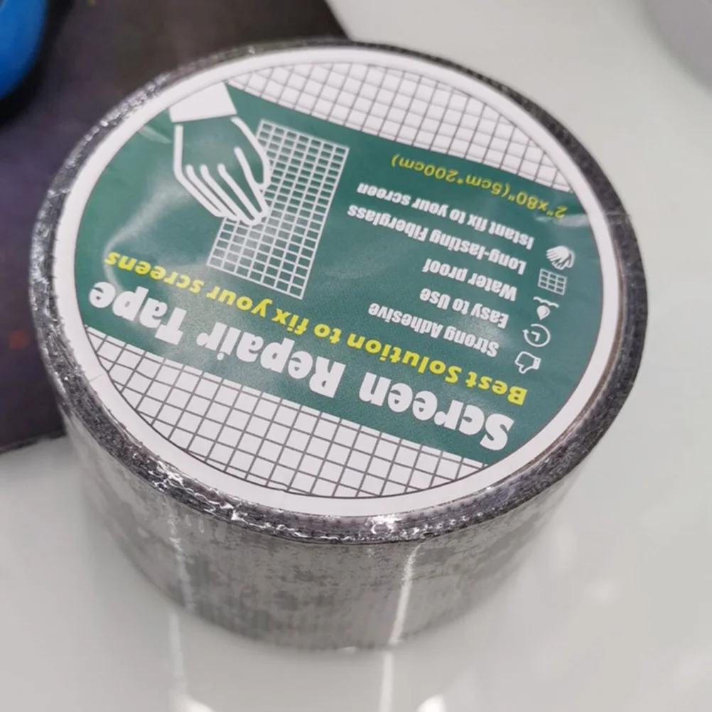 

Screen Repair Tape Self Adhesive Patch Fiber Decals Window Stickers Anti Mosquito Screen Repairing Solution For Holes Cracks