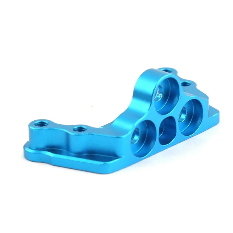 DELAM-1 Uds marco de escalada amortiguador inferior Metal azul para vehículo todoterreno Tamiya 1/10 accesorios de aleación de carretera mejorados