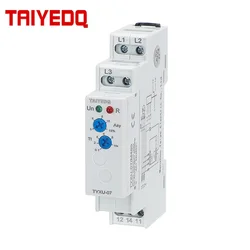 TYXU-07 Power Protection Relay 3 Phase Voltage Monitor Phase Sequence Control Relays