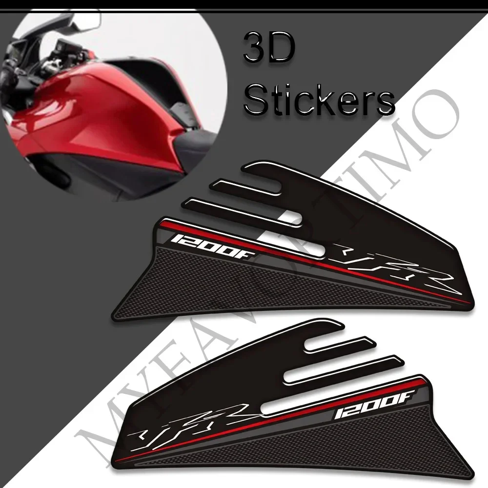 

Наклейки на бак для мотоцикла Honda VFR1200F VFR 1200 F, боковые захваты, комплект для газового топлива и масла, коленный VFR1200