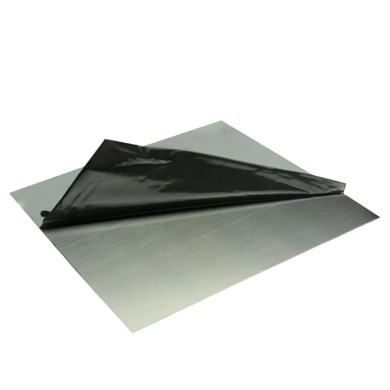 304 Stainless Steel Square Plate Polished Plate Sheet Board 100*100mm To 300*300mm Thick0.8-3mm