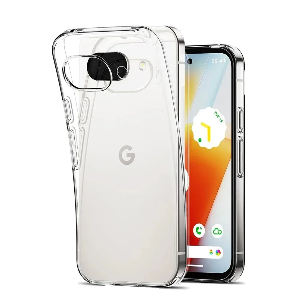 Einfache Airbag-Silikon-Handyhülle Transparent Weiche Hülle Für Google Pixel 10 Pro XL 9A 8A 7A 6A Ultradünne Klare Stoßfeste Rückabdeckung