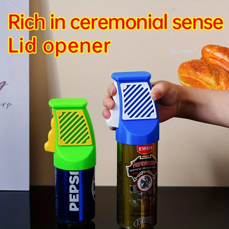 1pc 3D Printed Can Opener - Portable Bottle Opener for Soda, Beer, and Cola - Easy-Twist Lid Opener,  Drink Accessory