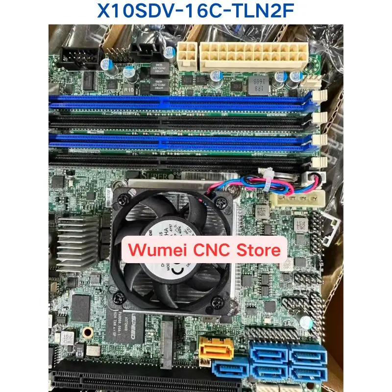 95% new For Supermicro X10SDV-16C-TLN2F Server Motherboard