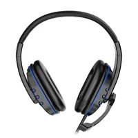 Écouteurs de jeu filaires 3.5mm, casque d'écoute, suppression du bruit, avec Microphone, contrôle du Volume, pour PS4 Play Station 4 PC 6
